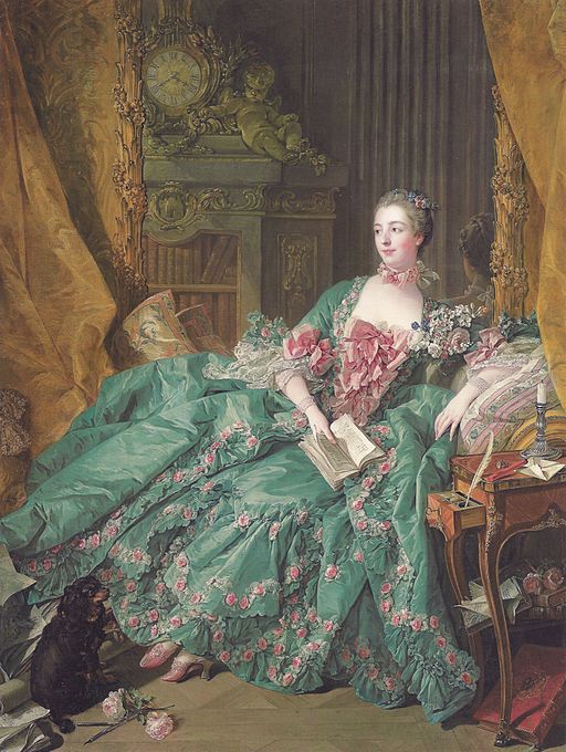 François Boucher Portrait of Madame de Pompadour 1756