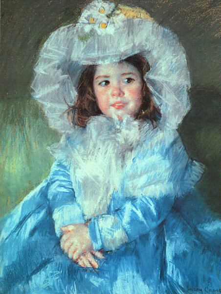Mary Cassatt Margot in Blue 1902