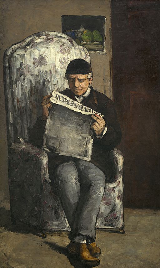 Paul Cézanne The Artist's Father, Reading 