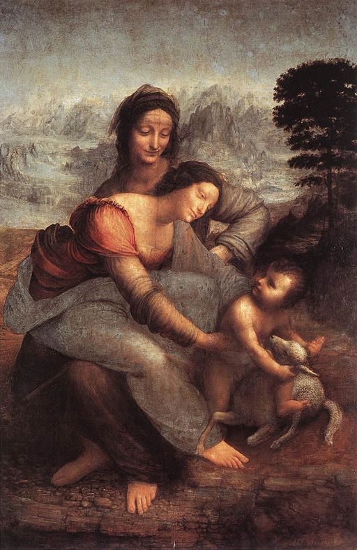 Leonardo da Vinci The Virgin and Child with St. Anne 1510