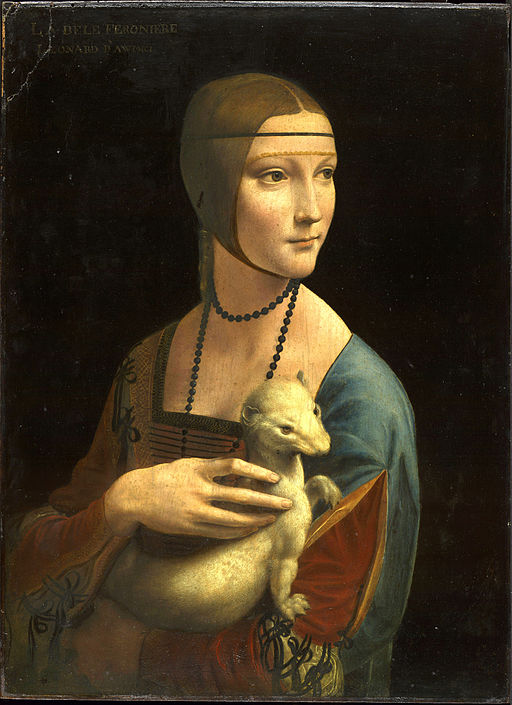 Leonardo da Vinci Lady with an Ermine 1490