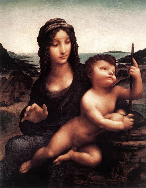 Leonardo da Vinci Madonna with the Yarnwinder 1501-1507
