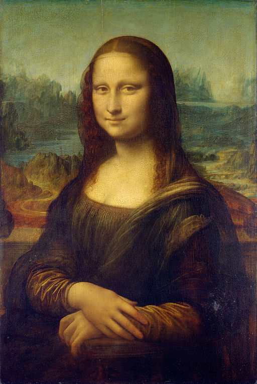 Leonardo da Vinci Portrait of Mona Lisa del Giocondo 1503-1506