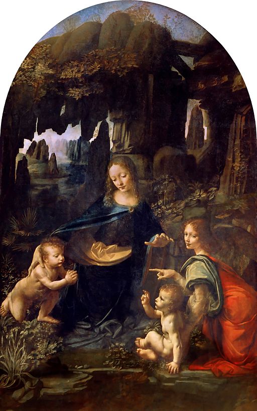 Leonardo da Vinci Virgin of the Rocks 1483-1486