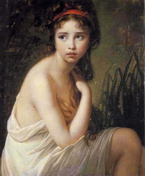 Élisabeth Louise Vigée Le Brun The Bather 1792