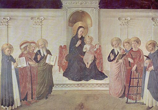 Fra Angelico Maria mit dem Christuskind und Heilige 1437-1446