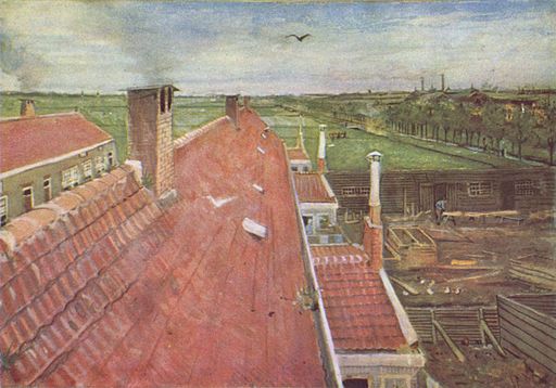Vincent van Gogh Rooftops 1882