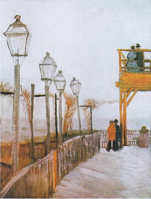 Vincent van Gogh Montmartre at the upper mill 1886