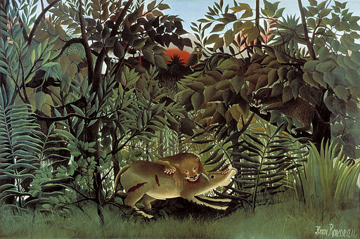 Henri Rousseau The Hungry Lion Throws Itself on the Antelope 1905