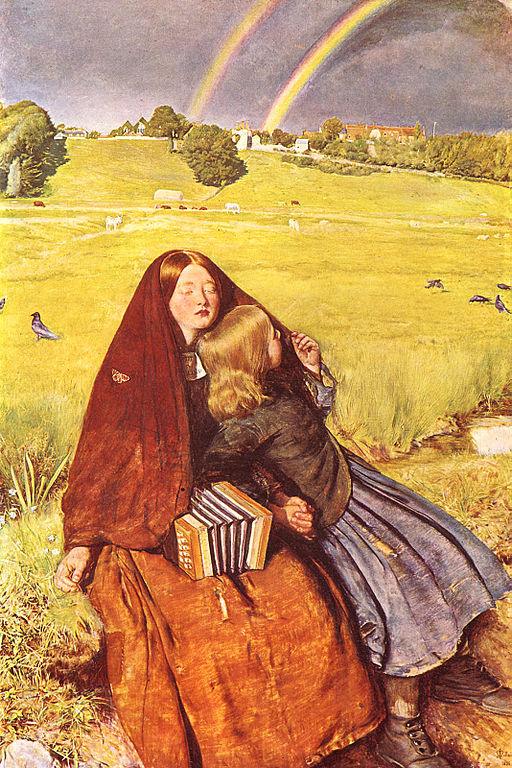 John Everett Millais The Blind Girl 1856