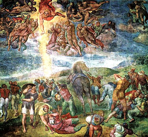 Michelangelo Conversion of Saul 1542-1545