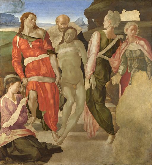 Michelangelo The Entombment 1500-1501