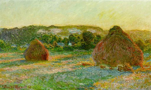 Claude Monet Haystacks, end of Summer 1890-1891