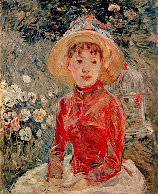 Berthe Morisot Le corsage rouge 1885