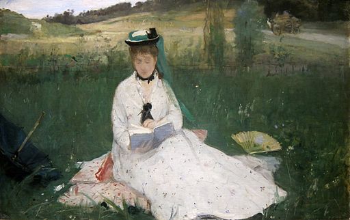 Berthe Morisot Reading (portrait of Edma Morisot) 1873