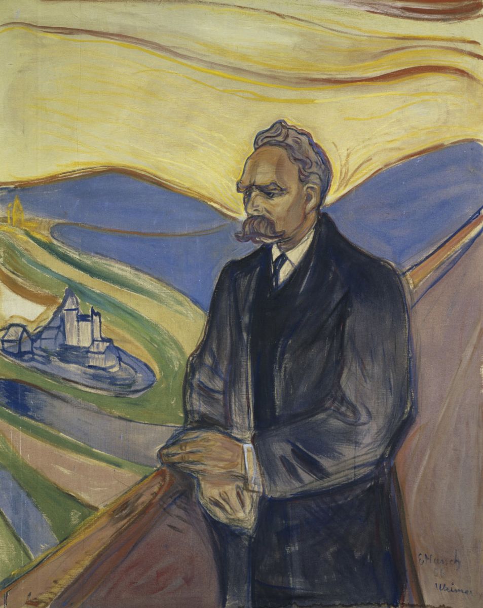 Edvard Munch Portrait of Friedrich Nietzsche 1906