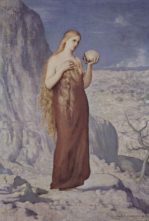Pierre Puvis de Chavannes Mary Magdalene in the desert 1869