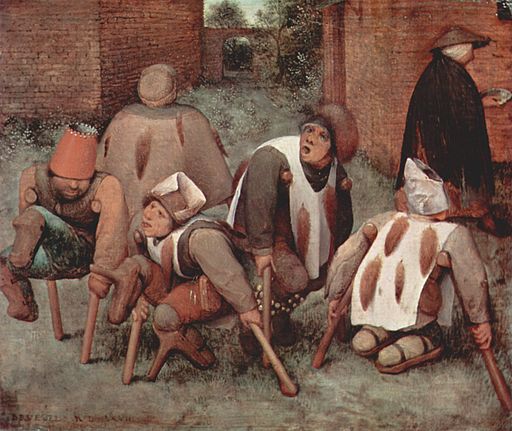 Pieter Bruegel the Elder Die Krüppel 1568