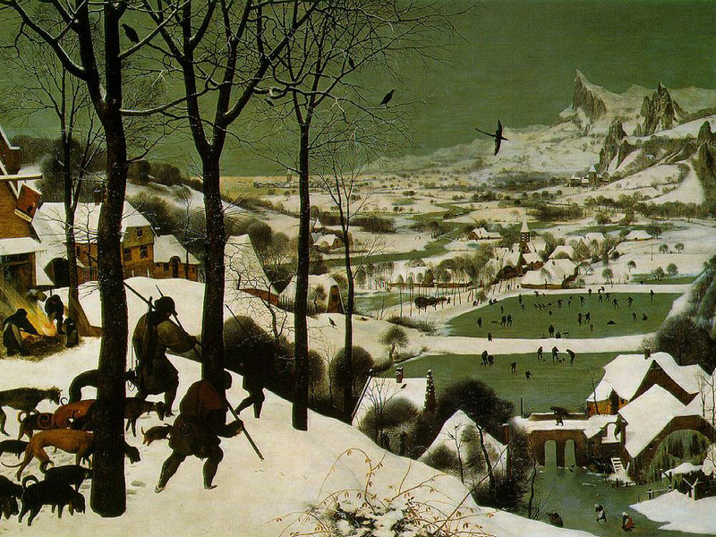 Pieter Bruegel the Elder The Hunters in the Snow 1565