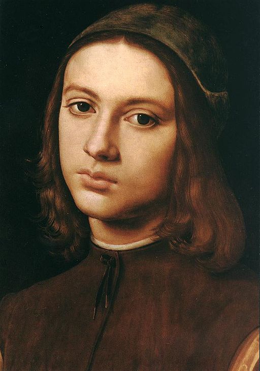 Pietro Perugino Portrait of a young Man 1495