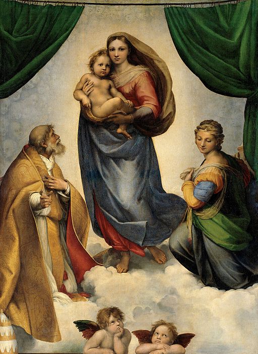 Raphael Sistine Madonna 1513-1514