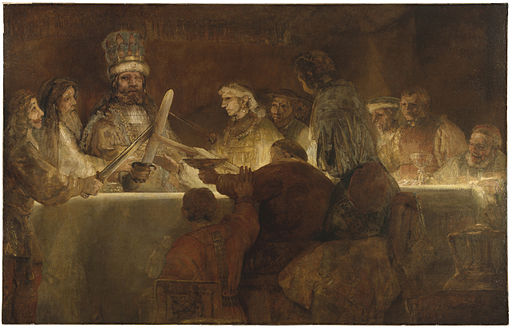 Rembrandt The Conspiracy of the Batavians under Claudius Civilis 1661-1662