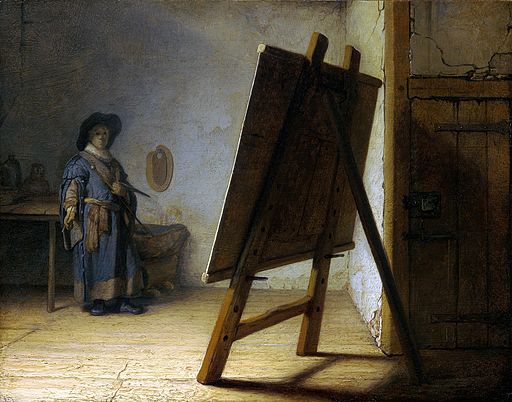 Rembrandt The Artist in his Studio 1628