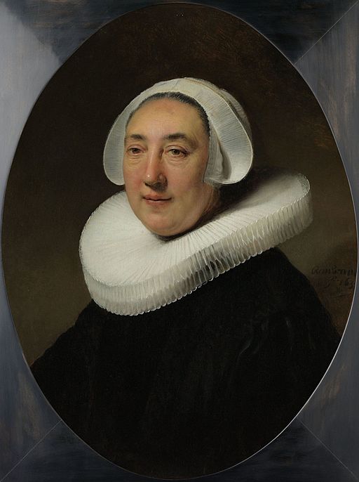 Rembrandt Portrait of Haesje Jacobsdr. van Cleyburg 1634