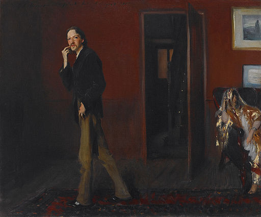John Singer Sargent Robert Louis Stevenson and His Wife 1885