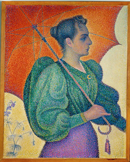 Paul Signac Woman with Umbrella 1893
