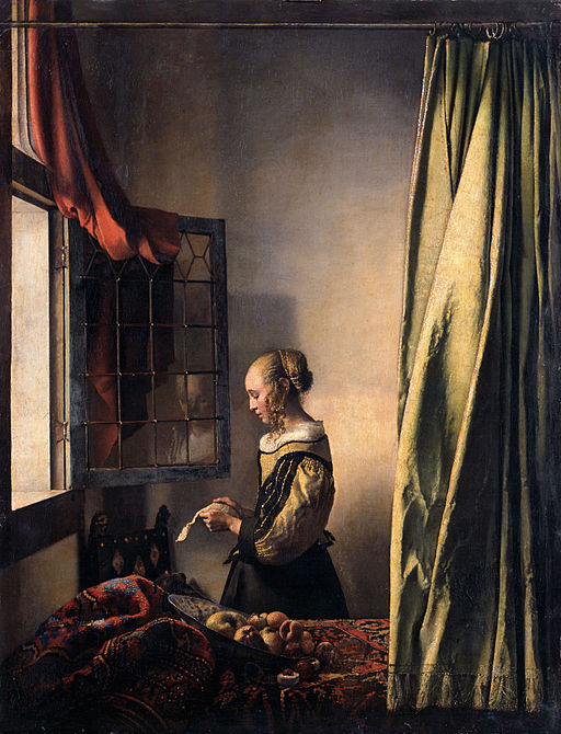 Johannes Vermeer Girl Reading a Letter at an Open Window 1657