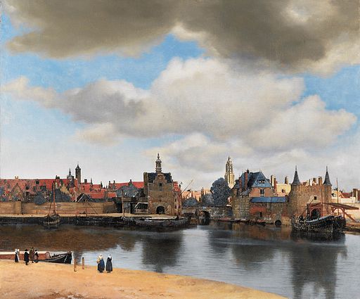 Johannes Vermeer View of Delft 1660-1661
