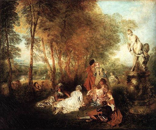 Jean-Antoine Watteau The Feast of Love 1717