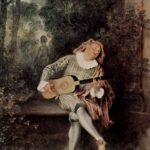 Jean-Antoine Watteau, A Mezzetino (1717-1719)