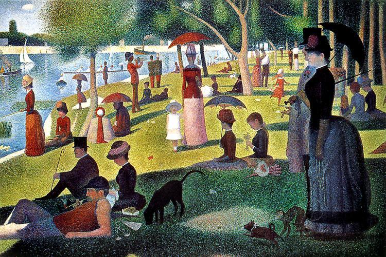 Georges Seurat, A Sunday Afternoon on the Island of La Grande Jatte (1884-1886)