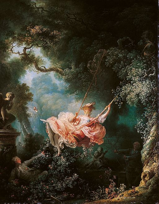 Jean-Honoré Fragonard,The Happy Accidents of the Swing (1768)