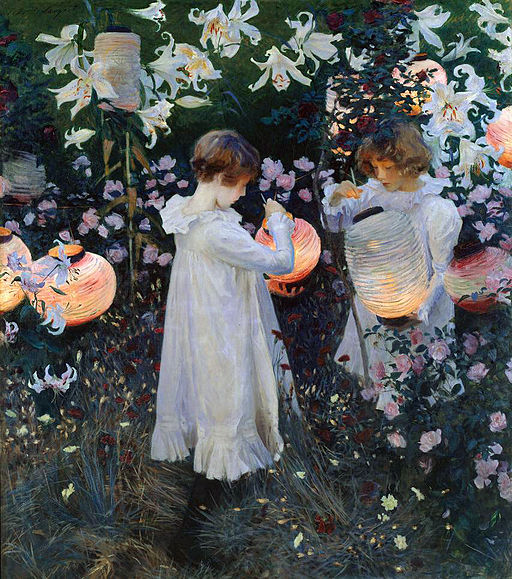 John Singer Sargent,Carnation, Lily, Lily, Rose (1885-1886)