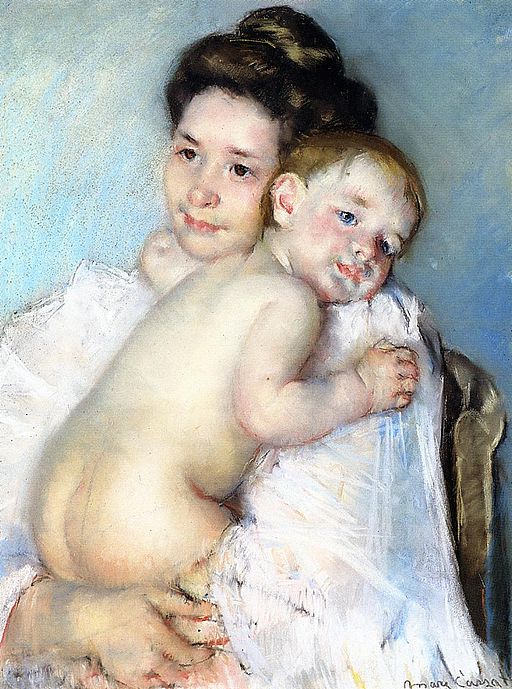 Cassatt Mary, Mother Berthe Holding Her Baby (1903)